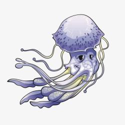 触手怪物深海水母高清图片