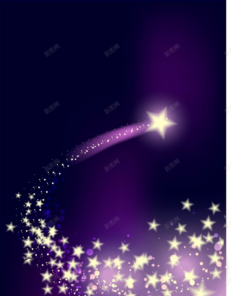 紫色闪烁的星星矢量背景图ai设计背景_新图网 https://ixintu.com H5 星星 灯光 矢量 紫色 背景图 闪烁 矢量图