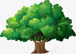 卡通手绘植物树素材