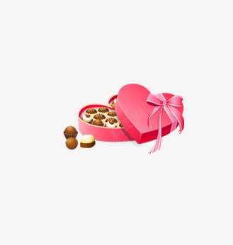 巧克力礼盒png免抠素材_新图网 https://ixintu.com 巧克力 心形 情人 爱心礼盒 白巧克力 粉色 糖 蝴蝶结 黑巧克力