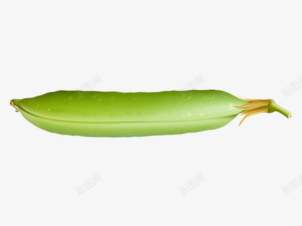 绿色的青豆角png免抠素材_新图网 https://ixintu.com 健康 卡通蔬菜 手绘蔬菜 绿色 蔬菜 青豆角