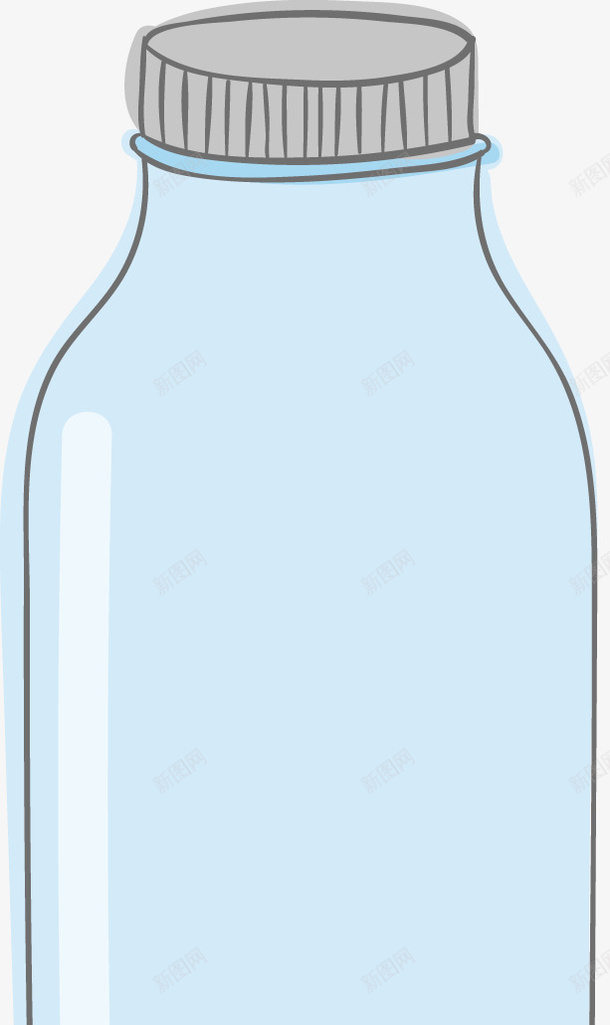 手绘蓝色花瓶矢量图ai免抠素材_新图网 https://ixintu.com 手绘 瓶子 花瓶 蓝色花瓶 矢量图