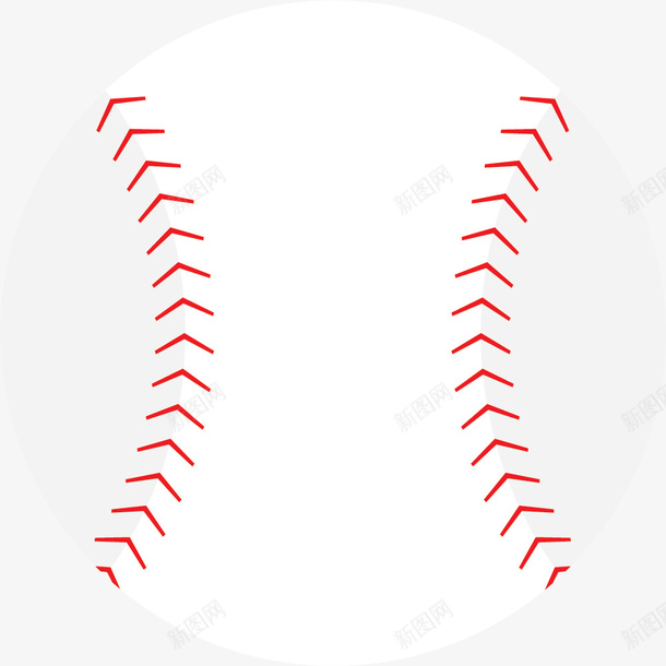 白色卡通棒球矢量图ai免抠素材_新图网 https://ixintu.com 卡通风格 棒球 棒球符号 白色 矢量棒球符号 矢量图