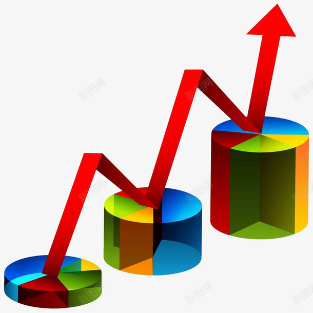 账务上升图png免抠素材_新图网 https://ixintu.com 上升 圆形 账务