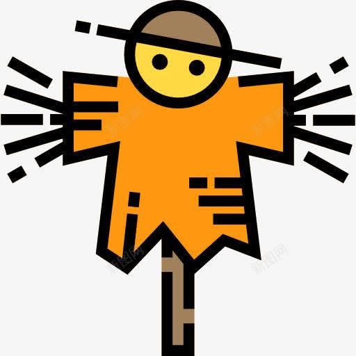 Scarecrow图标png_新图网 https://ixintu.com 万圣节 农业 农业和园艺 农村 字符 稻草人