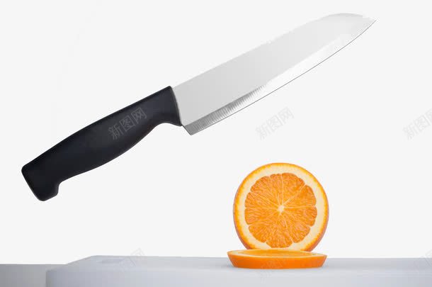 橙子水果刀png免抠素材_新图网 https://ixintu.com 刀锋 切水果 橙子 水果刀