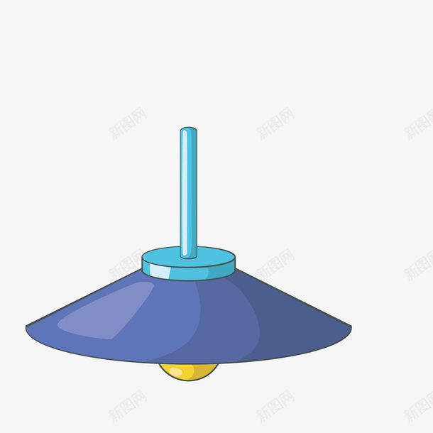 蓝色卡通吊灯矢量图eps免抠素材_新图网 https://ixintu.com 卡通 吊灯 图案 小清新 彩色 简约 蓝色 装饰 矢量图