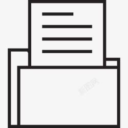 文档管理文件图标高清图片