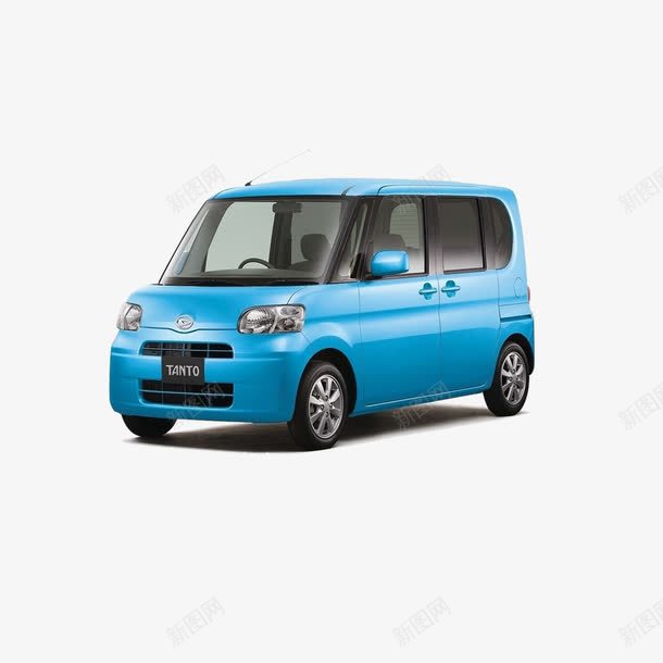 蓝色面包车png免抠素材_新图网 https://ixintu.com 图片 蓝色 面包车
