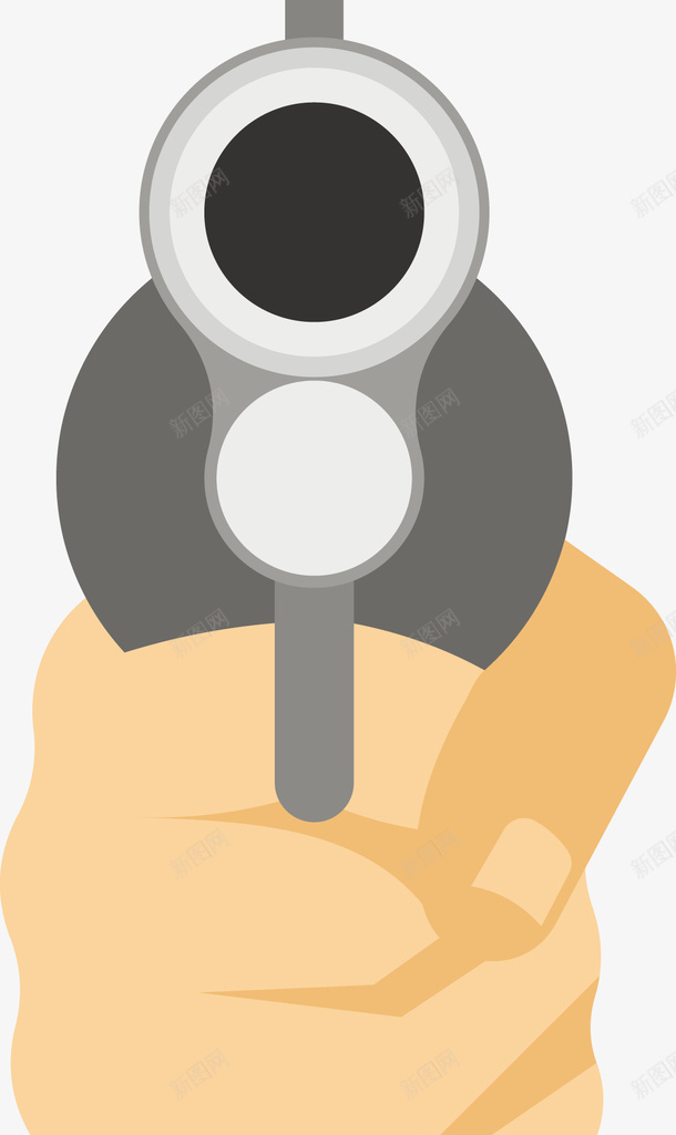 一个黑色玩具手枪矢量图eps免抠素材_新图网 https://ixintu.com 一个手枪 手枪 手枪PNG 玩具手枪 矢量手枪 黑色手枪 矢量图