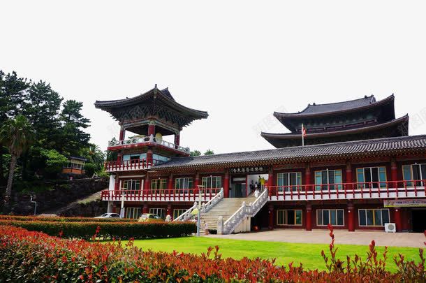 著名药泉寺png免抠素材_新图网 https://ixintu.com 旅游景区 济州岛 济州岛药泉寺 著名景点 著名药泉寺