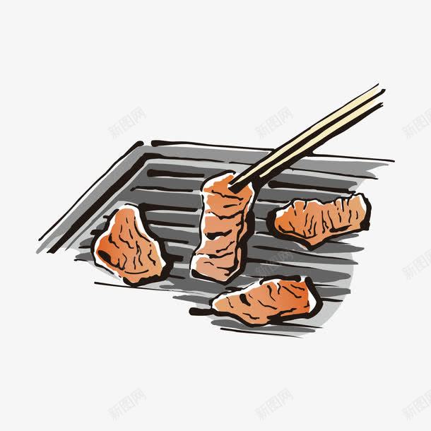 烤肉饮食肉矢量图ai免抠素材_新图网 https://ixintu.com 烤肉 肉 饮食 矢量图