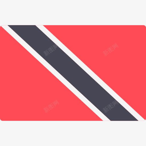 特立尼达和多巴哥图标png_新图网 https://ixintu.com 世界 国家 多巴哥 旗帜 民族 特立尼达