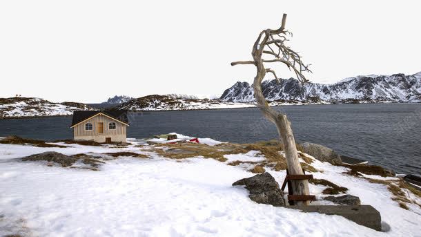 挪威雪景四psd设计背景_新图网 https://ixintu.com 名胜古迹 旅游风景 著名建筑