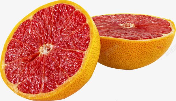 红色的血橙png免抠素材_新图网 https://ixintu.com 橙子 水果 红色