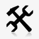 黑色手绘工具标志图标png_新图网 https://ixintu.com 工具 标志 黑色