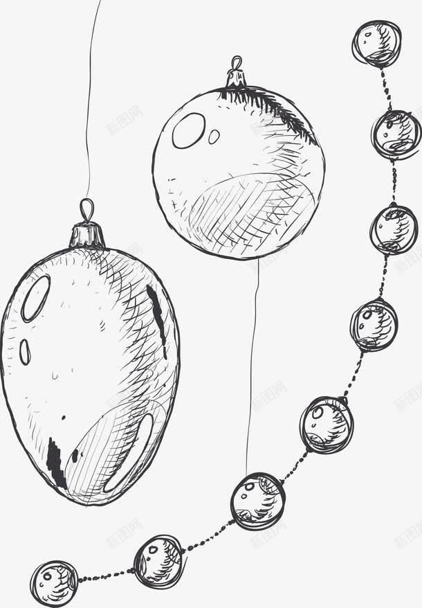 装饰灯png免抠素材_新图网 https://ixintu.com 圣诞树 圣诞节 装饰