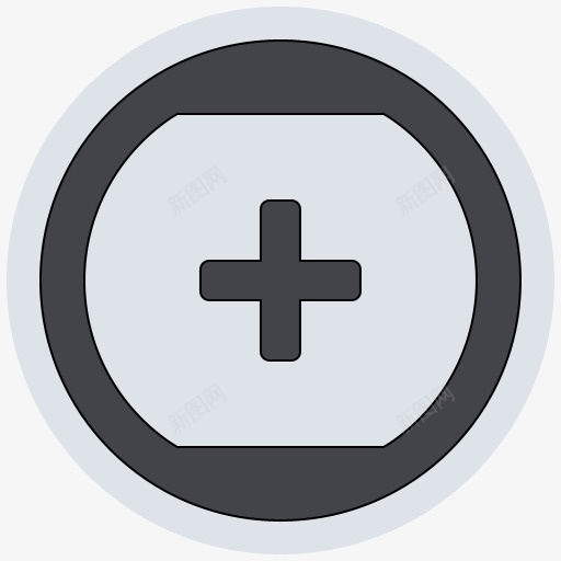 添加按钮icon图标png_新图网 https://ixintu.com 