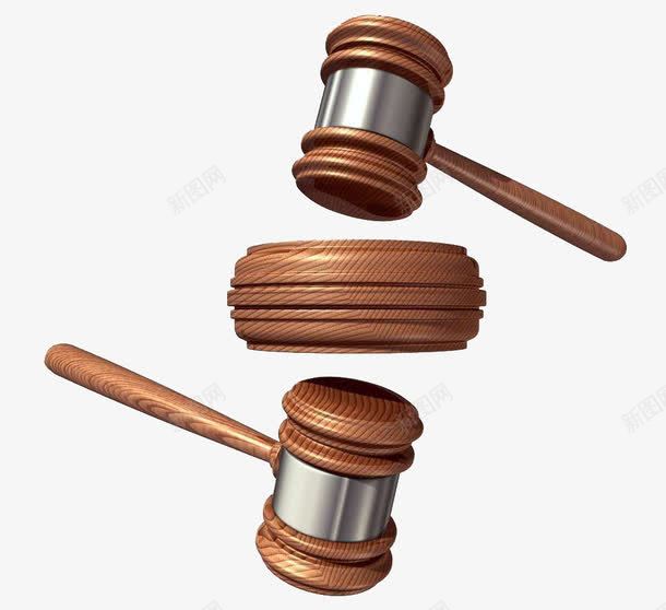 上下两个律师锤子png免抠素材_新图网 https://ixintu.com 上下 人人平等 公正严明 律师锤子 法律 银边