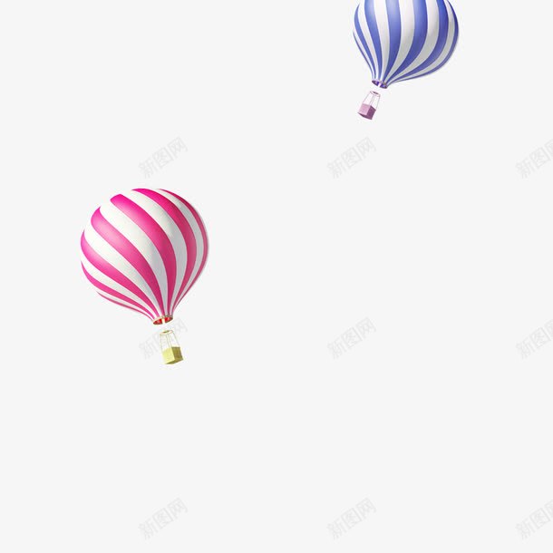 飞升的热气球png免抠素材_新图网 https://ixintu.com PNG图形 卡通 彩色 气球 装饰