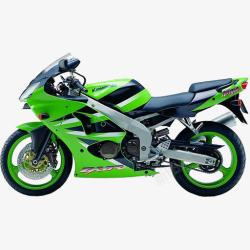 绿色摩托车素材