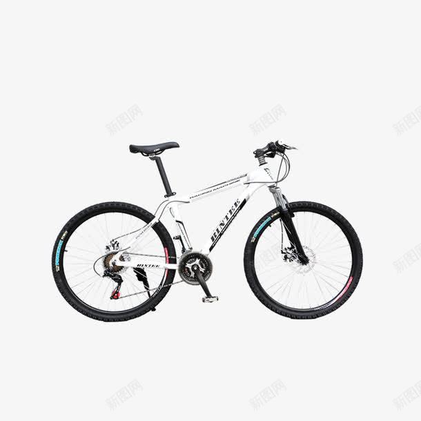 白色自行车png免抠素材_新图网 https://ixintu.com 单车 白色自行车 脚踏车