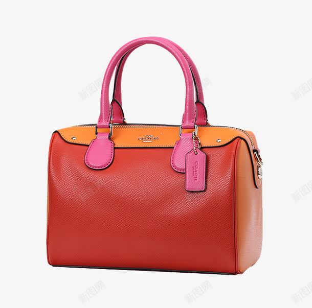 橙色COACH包包png免抠素材_新图网 https://ixintu.com 女包 寇弛 手袋 橙色Coach 紫色包包