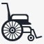 wheelchair轮椅医学生免费医疗图标高清图片