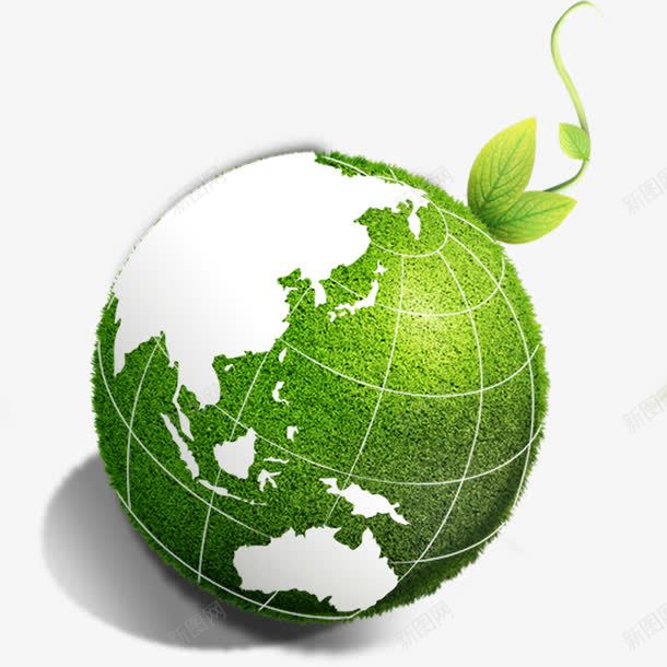 环保宣传png免抠素材_新图网 https://ixintu.com 地球 植被 绿色植物
