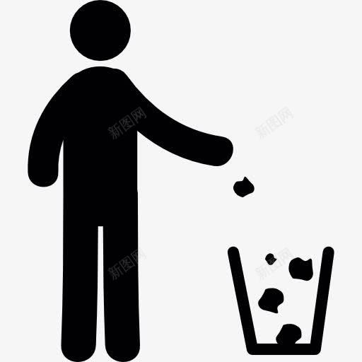 人循环图标png_新图网 https://ixintu.com 人 再利用 再生 回收 回收有用的 废物