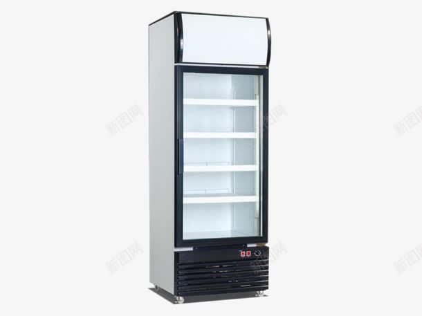 黑白色冰柜png免抠素材_新图网 https://ixintu.com 冰柜 实物 日用 黑白色