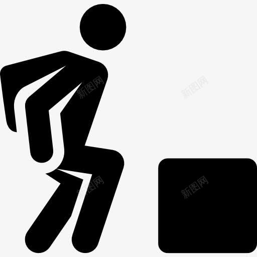 跳图标png_新图网 https://ixintu.com humanpictos 人 体操 体育竞赛 健身 健身房 跳跃 运动