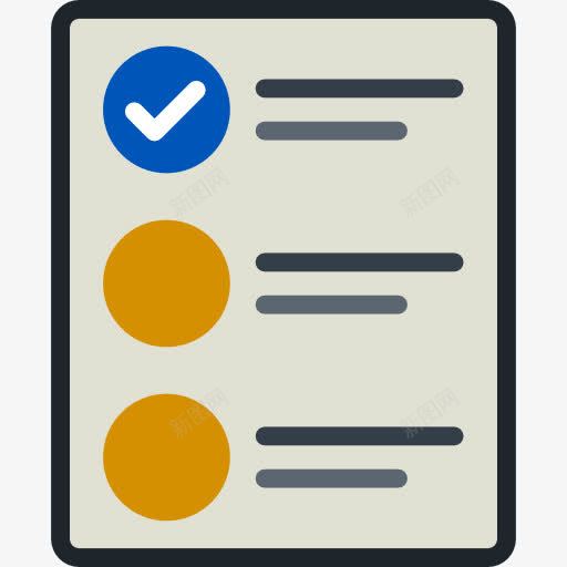 表图标png_新图网 https://ixintu.com 任务 列表 剔 文件和文件夹 检查 界面