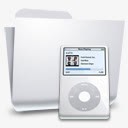 音频文件和文件夹iPod文件夹图标高清图片