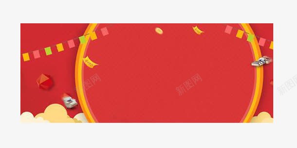 手机端海报png免抠素材_新图网 https://ixintu.com 促销海报素材 手绘红色海报设计 淘宝海报透明图 红色海报设计 节日海报素材