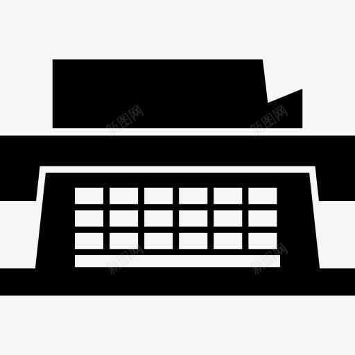 图标png_新图网 https://ixintu.com 作家 办公材料 工具和器具 机器 老式打字机 记者