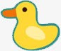 小鸭子图案黄色小鸭子橡皮鸭玩具图案高清图片