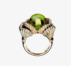 绿宝石戒指素材