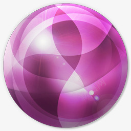 球png免抠素材_新图网 https://ixintu.com 发光的球 球 紫色