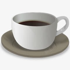 白色咖啡杯生活装饰素材