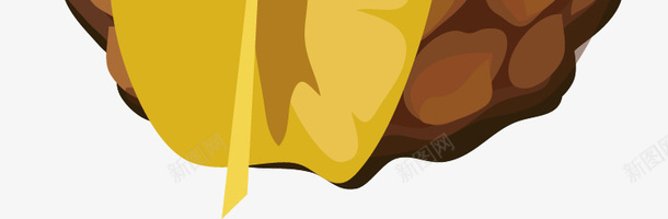 黄色菠萝卡通插画矢量图ai免抠素材_新图网 https://ixintu.com 卡通插画 水果 绿色叶子 菠萝 设计 黄色 矢量图