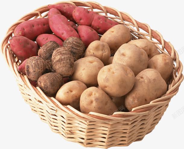 土豆红薯杂粮png免抠素材_新图网 https://ixintu.com 农作物 土豆 新鲜 红薯 芋头 蔬菜 食物