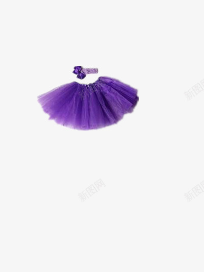 纱裙png免抠素材_新图网 https://ixintu.com 紫色 花 装饰