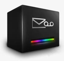 voicemail语音信箱ColorfulMailBoxicons图标高清图片