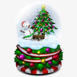 晶体球圣诞节快乐的圣诞节图标png_新图网 https://ixintu.com Christmas Crystal ball 圣诞节 晶体 球