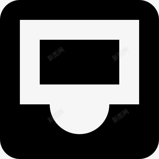 文件夹的方形图标png_新图网 https://ixintu.com 工具 平方 广场 按钮 文件夹 界面 程式化 符号