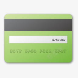 绿色信用卡图标图标
