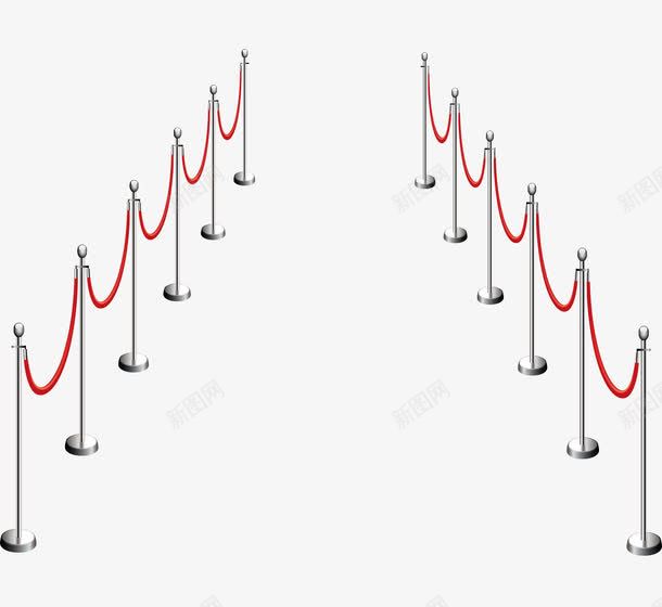 红色红毯走红毯围栏png免抠素材_新图网 https://ixintu.com 围栏 红毯 红色