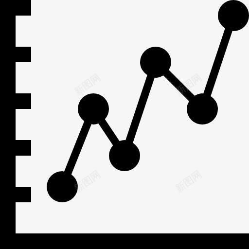 增加线路图形业务图标png_新图网 https://ixintu.com 上升 商务 图形 库存 线 统计