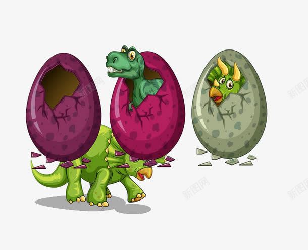 卡通恐龙蛋png免抠素材_新图网 https://ixintu.com png素材 卡通动物 彩蛋 恐龙